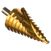 Сверло, ступенчатое, по металлу, 12 ступеней, 6-38 мм