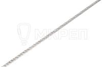Трос нержавеющий, 3мм, плетение 7x7