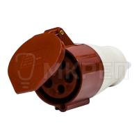 Розетка силовая переносная, IP44, НТ-225/32А, 380V 3Р+N+Е