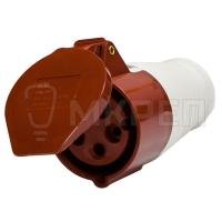 Розетка силовая переносная, IP44, НТ-215/16А, 380V 3Р+N+Е