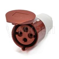 Розетка силовая переносная, IP44, НТ-224/32А, 380V 3Р+Е