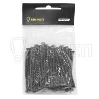 Саморез усиленный по дереву, черный, 4.8х150, 50шт. (Гриппер)