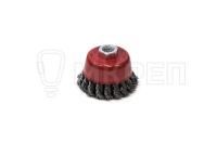 Кордщетка чашеобразная, витая, М14, 75мм
