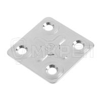 Пластина крепежная, 40х86х1,2 мм, цинк