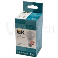 Лампа светодиодная IEK, Е27, 11Вт, белый