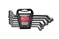 Набор ключей, 6шт, изогнутых 6-17мм, накидных