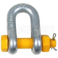 Скоба грузоподъемная, с гайкой, 1'', 8.5т прямой тип