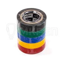 Набор изолент ПВХ, 5 цветов, 15ммx10м