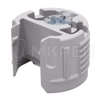 Полкодержатель пластиковый, светло-серый