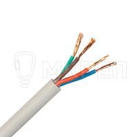Провод ПВС, ГОСТ, белый, 4x2.5мм²
