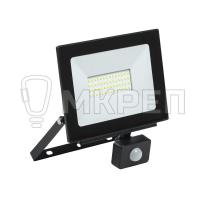 Прожектор светодиодный IEK с ИК датчиком, 30W, 6500K IP65