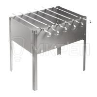 Мангал сборный + 6 шампуров