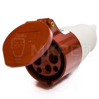 Розетка силовая переносная, IP44, НТ-214/16А, 380V 3Р+Е