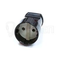 Штепсельное гнездо, черное, МУ54