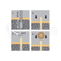 Дверной ограничитель, Европартнер, белый