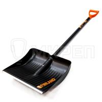 Лопата снеговая FINLAND с черенком 490х410мм.