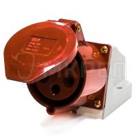 Розетка силовая стационарная, IP44, НТ-125/32А, 380V 3Р+N+Е
