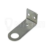 Проушина гнутая, цинк, 30x75мм