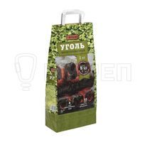 Уголь брикетированный, длительного горения, 2кг