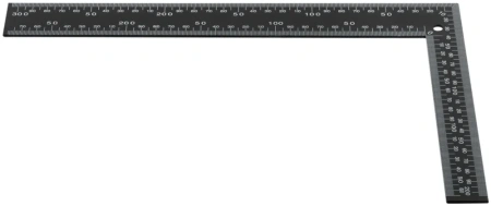 Угольник столярный металлический, 200х300мм