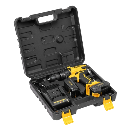 Дрель-шуруповерт аккумуляторный, CDL-12-02BM, 12 В, Denzel