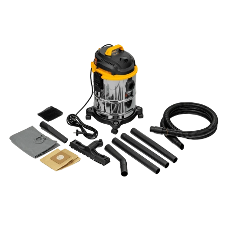 Пылесос строительный SVC15, 1200 Вт, Denzel