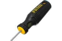 Отвертка, SL3х100 мм, S2, 3к рукоятка,  Denzel