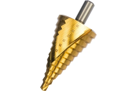 Сверло, ступенчатое, по металлу, 12 ступеней, 6-38 мм