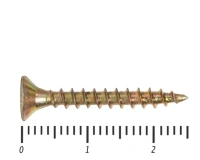 Саморез желтый PZ, 5х25 100шт., (Гриппер)