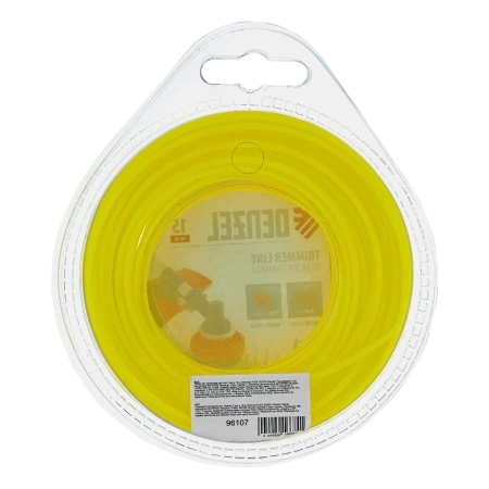 Леска для триммера, круглая, 2 мм х 15 м, блистер, FLEX CORD, Denzel
