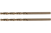 Сверло, по металлу, 2,5 мм, HSS Co-8%, 2 шт.// Denzel