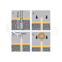 Дверной ограничитель, Европартнер, бук