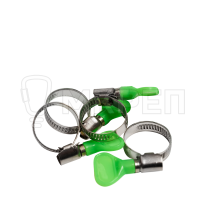 Хомут червячный, винт-барашек, 20-32мм