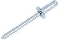 Заклепка, вытяжная, 4,8х10, сталь/сталь, Daxmer