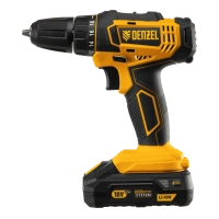 Дрель-шуруповерт аккумуляторный, CDL-18-02BM, 18 В, Denzel