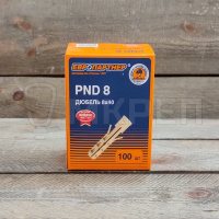 Дюбель распорный, 8х40мм, 100шт, нейлоновый, Европартнер PND8
