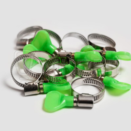 Хомут червячный, винт-барашек, 20-32мм