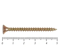 Саморез желтый PZ, 6х50 30шт., (Гриппер)