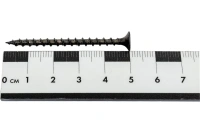 Саморез усиленный по дереву, черный, 3.5х51, 100шт. (Гриппер)